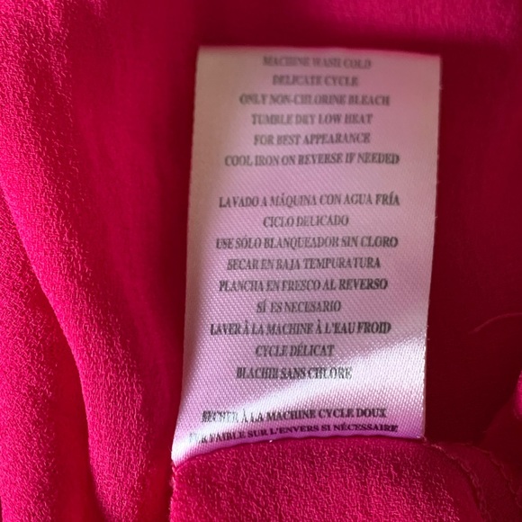 Kut from the Kloth Fuchsia Ruffle Knot Racerback - Picture 8 of 8